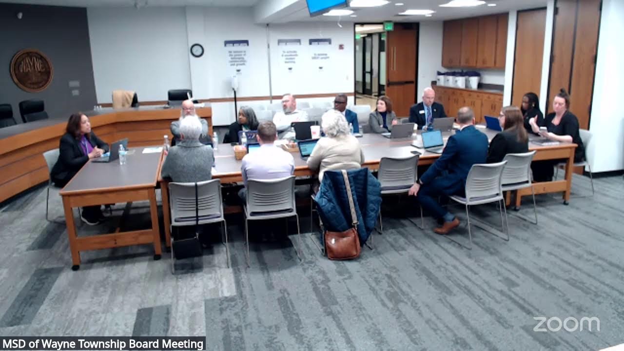 MSD of Wayne Township Board meeting - 2026-01-28