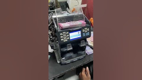 mesin hitung uang ZSA 3500sn [QC After service & Upgrade Software Uang Baru 2022] - (Saudara Solo)