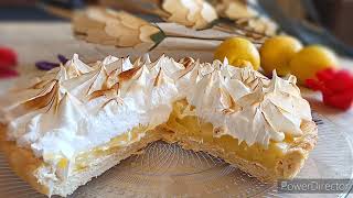 تارت الليمون بالمورانغ /Tarte au citron meringuée