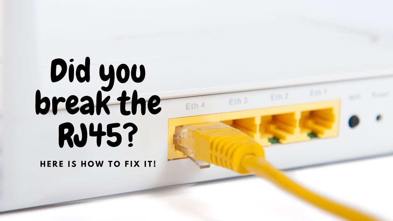 How to make a network cable or repair a broken Cat5/Cat6 cable YouTube