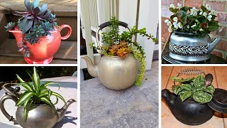 Dê um Toque de Charme ao seu Jardim com Estas 28 Ideias de Chaleiras e Bules