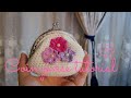 كروشية محفظه صغيره بقفل معدن how to crochet a coin purse