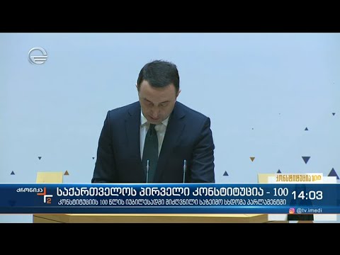 საქართველოს პირველი კონსტიტუცია - 100