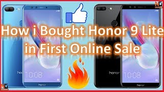 How i Bought Honor 9 Lite in  First Online Sale Flipkart                        | Technical NG