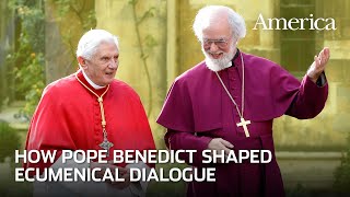 Did Pope Benedict XVI further unite or divide the Christian churches?