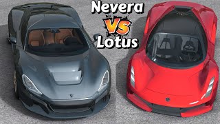 Lotus Evija VS Rimac Nevera • Electric Showdown