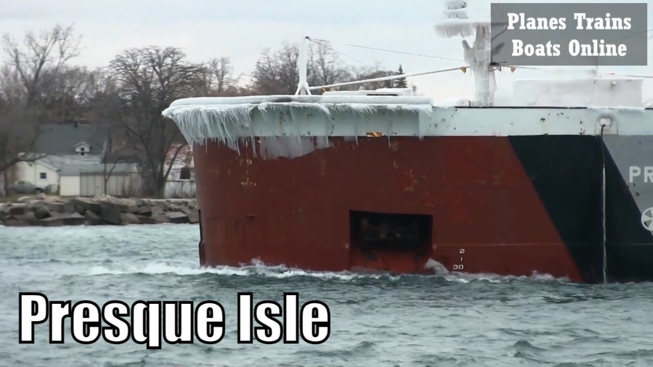 Presque Isle 1000ft 305m Integrated Pusher Tug Cargo Ship In Great