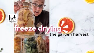 Freeze Dry the Garden Harvest