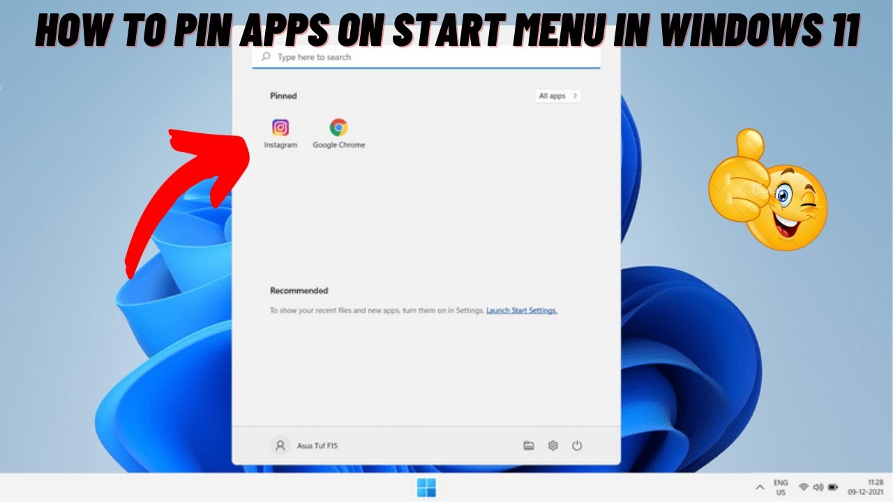 How To Pin Apps On Start Menu In Window 11 | How To Pin or Unpin Apps ...