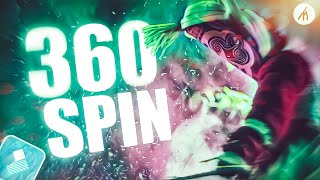 360 SMOOTH SPIN EFFECT - FILMORA 9