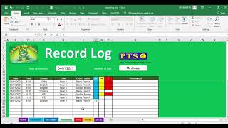 Digital Record Log