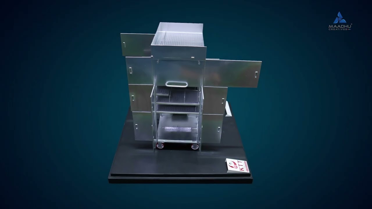 Custom Transfer Trolley, Polishing Machine & Storage Cabinet for KTT Firm