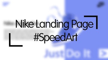 Nike Landing Page Website UI | Adobe XD| Speed Art #1
