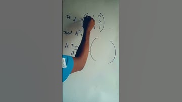 Math: Matric Transpose. #maths #olympiad #matrix #subscribe