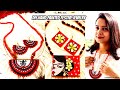 Hand Painted Festive Jewelry Making || DIY Navratri Special Jewelry || घर में ज्वेलरी कैसे बनाये।