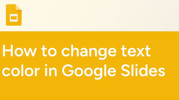 How to change text color in Google Slides