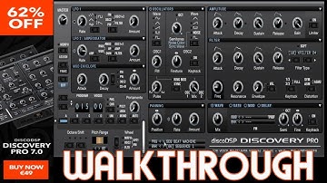 62% off “Discovery Pro 7.0” by discoDSP - WALKTHROUGH