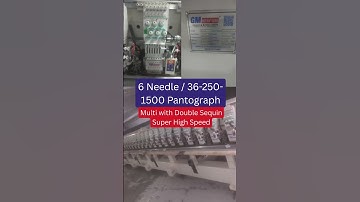 Double Sequin + Cording Embroidery Machine Delivery | GM Machines