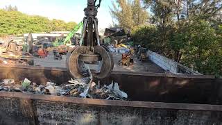 LOADING 100 TONS of iron in 2 SUPER TRUCKS ,EPIC VIDEO