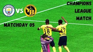 Fifa 24 | Manchester City vs BSC Young Boys | Champions League Group Stage Match 5