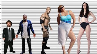 The Rock Height Comparison ✓ 