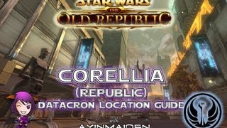 SWTOR - Corellia (Republic) Datacron Location Guide