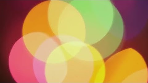 Flashing Bokeh Effect Overlay Stock Video