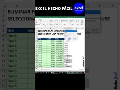 Cómo ELIMINAR FILAS