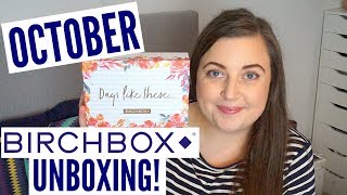 Birchbox UK | October 2018 Unboxing! | KayleighMC