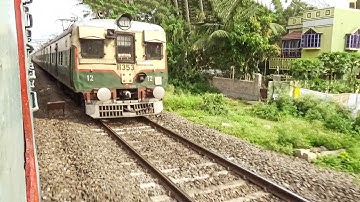 Very different On board journey by Hool Express: High Speed crossing with Green EMU