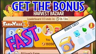 Easy strategy for the Harvest Bazaar Farmville 3 event. screenshot 4