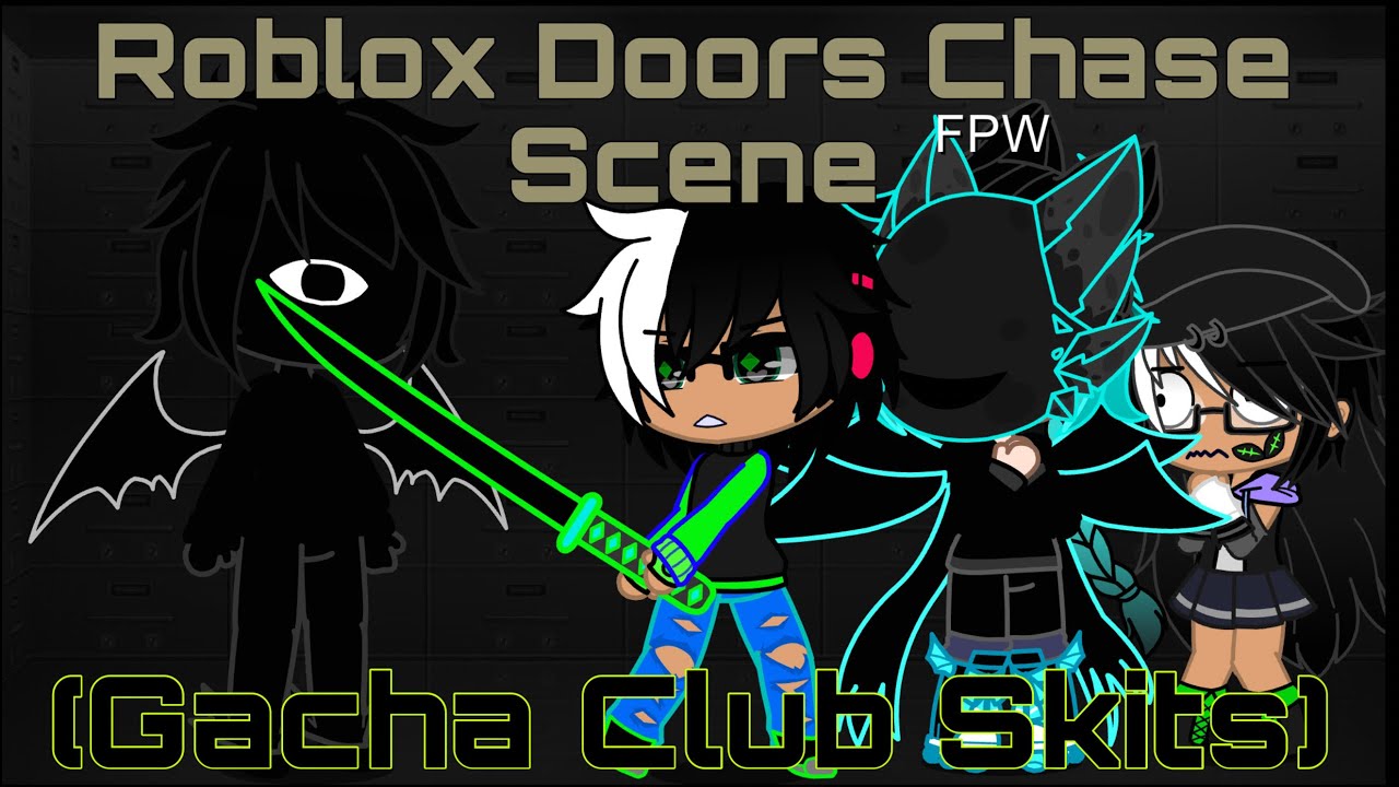 Roblox Doors Chase Scene - (Gacha Club Skits) [Made By GMan-9992] - YouTube
