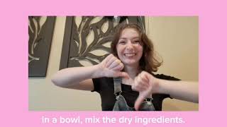 ASL chocolate chip cookie recipe