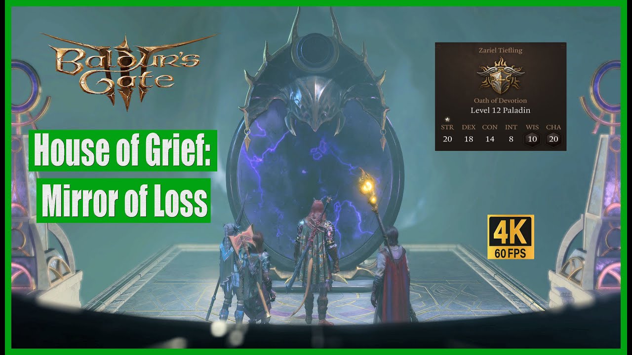 Baldur S Gate 3 Walkthrough House Of Grief Mirror Of Loss YouTube 