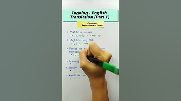 Tagalog English Translation #learn #teach #english #tagalog #shorts #browse#channel#foryou#ytshorts