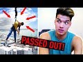 Jumped Off A 650ft Tower! *PASSED OUT IN THE AIR*