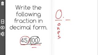 [4.NF.6-1.0] Simple Decimal Notation - Common Core Standard