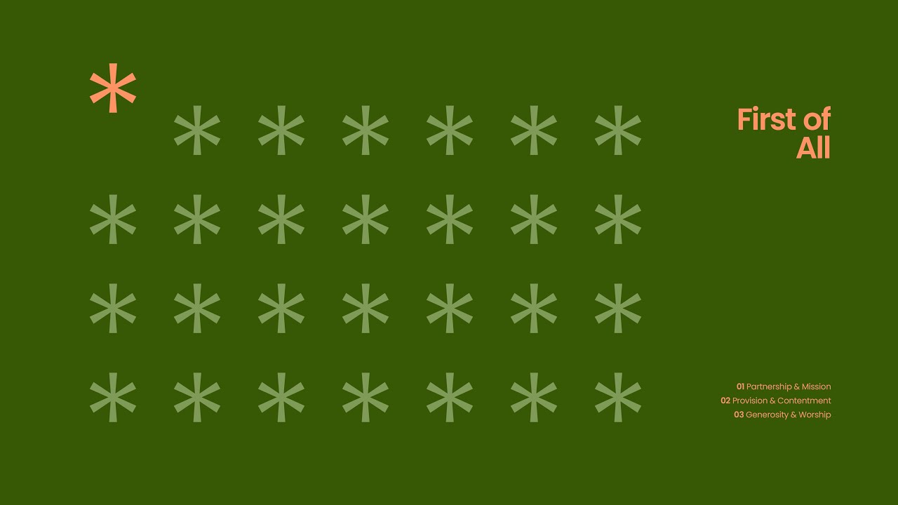 First of All | October 26 Sunday Worship Service | Week 2