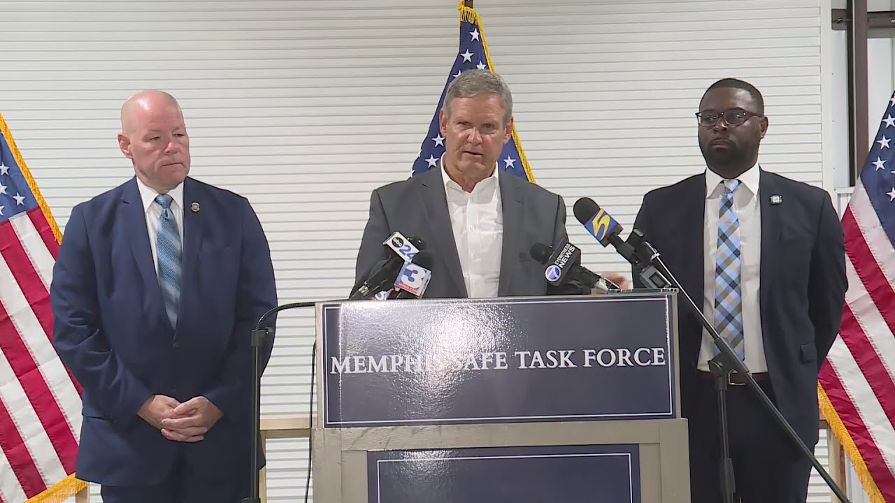 TN Governor Bill Lee returns to Memphis to discuss the Memphis Safe Task Force since its deployment.