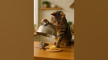 Shocking! 😱😱The cat sets a trap and waits in silence やばすぎ！😱😱猫は罠を仕掛けて静かに待っている #shorts #tabbycat #trap