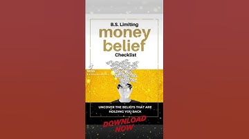FREE Download: The TOP 30 B.S. Limiting Belief Checklist #mindset #money #business #inspiration
