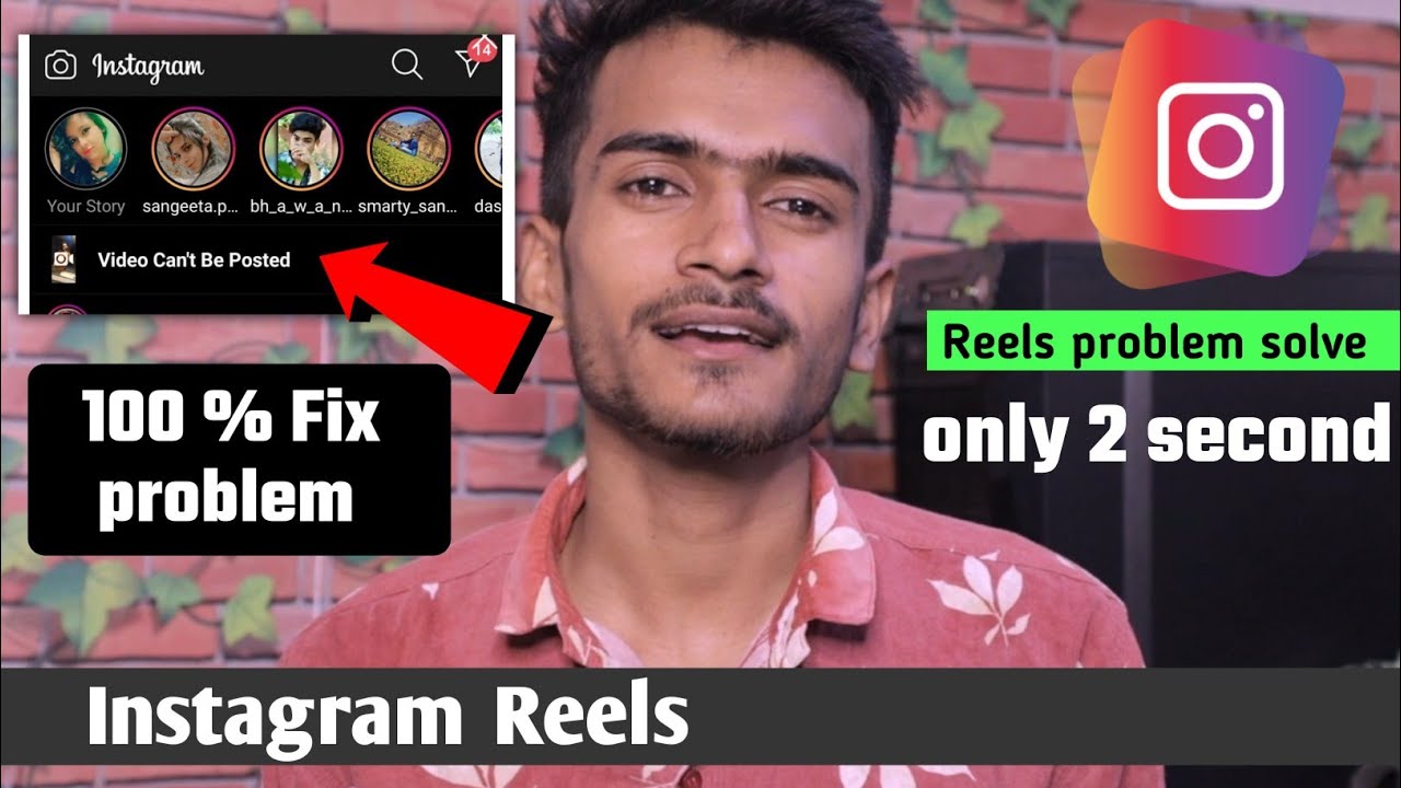 Video Can't Be Posted Instagram Reels problems Fix 100 how to