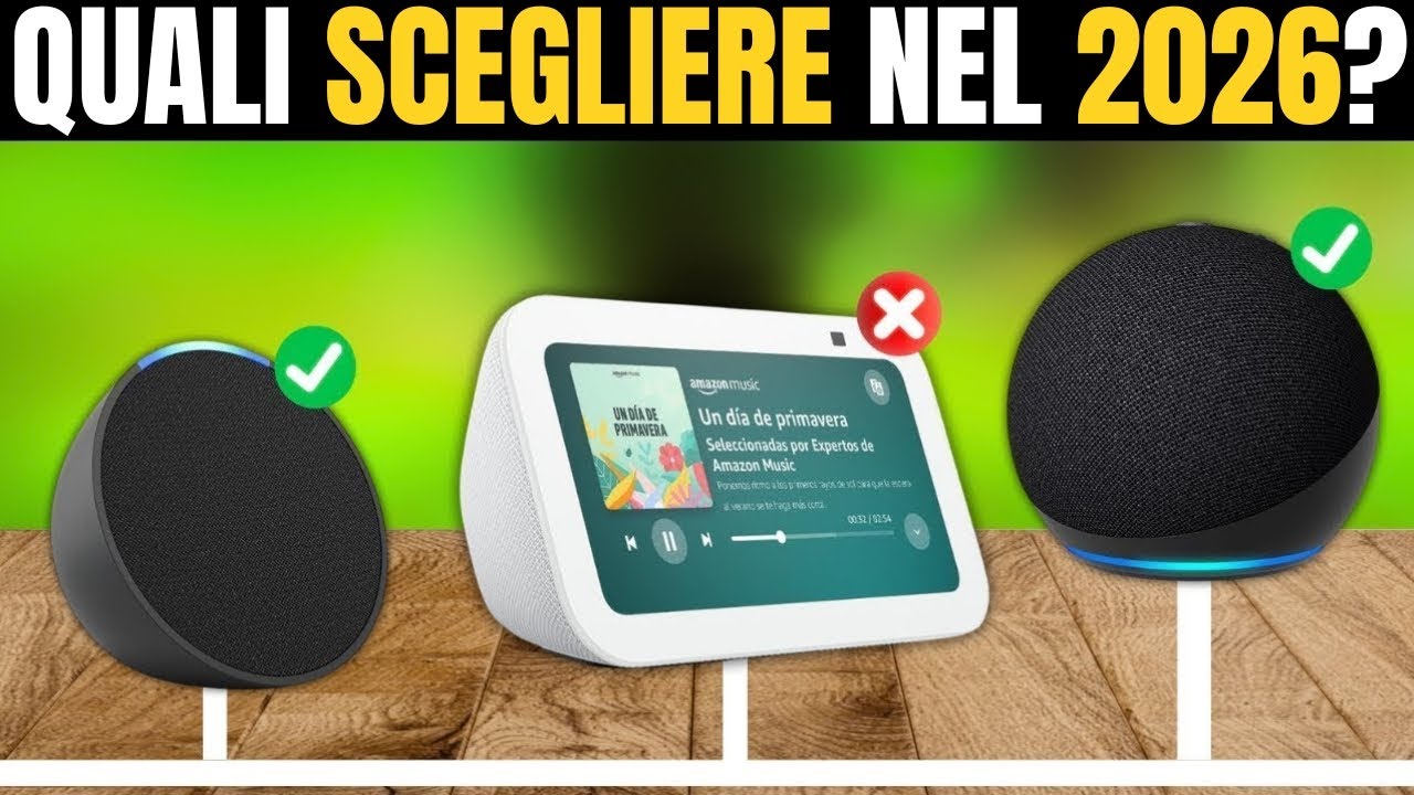 Quale Alexa Comprare nel 2026? I 5 Migliori Altoparlanti Intelligenti Alexa nel 2026