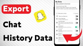 How to Export Chat History Data on Snapchat (Updated)