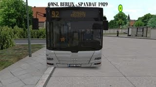 OMSI. Berlin-Spandau 1989. Маршрут 92. Обратный рейс OMSI. Berlin-Spandau 1989. Маршрут 92. Обратный рейс