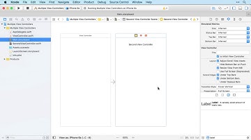 ios 11 Developer Course Tutorial - Multiple View Controllers Part 26
