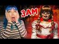 WE BOUGHT A HAUNTED ANNABELLE DOLL OFF THE DARK WEB AT 3AM... (SCARY)