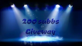 #Giveaway - 200 subbies (CLOSED) @Laidart
