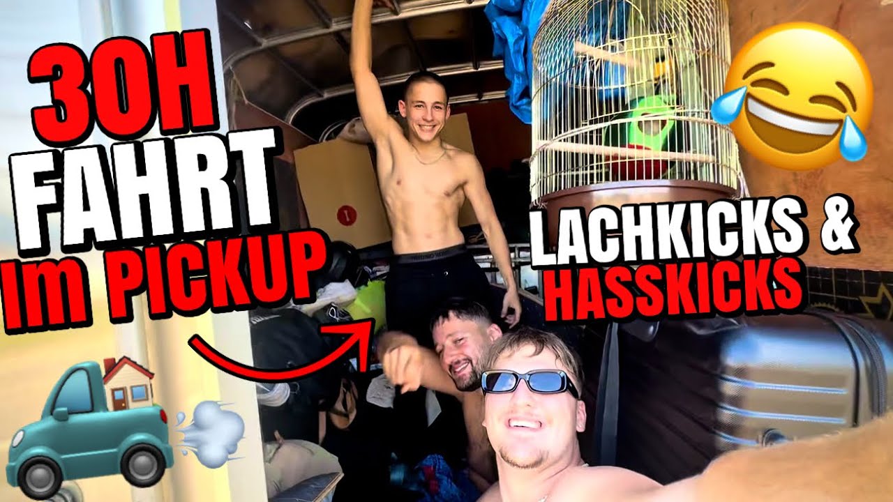 WIR ziehen nach PHUKET🌴30H LACHKICK UMZUG’s FAHRT mit CENGIZHAN!!😂