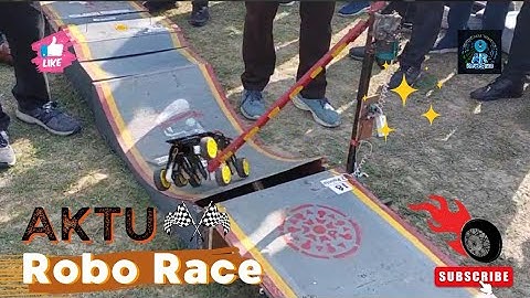 Robo Race AKTU State Level Competition  #aktu #roborace #aktualitet